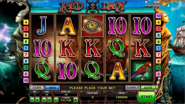Red Lady игровой автомат